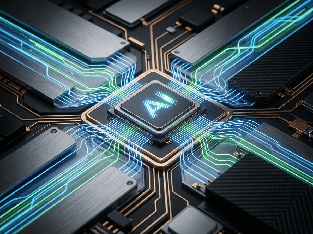 Arquitectura de microchip de inteligencia artificial